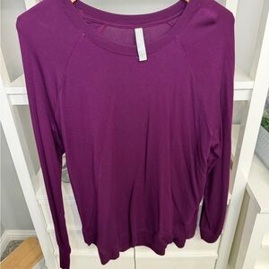 Women's Athleta Purple Long Sleeve Sweatshirt size Large Tall